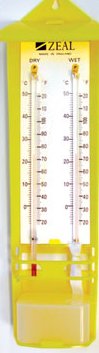 Mason's Hygrometer - Wet & Dry Bulb Thermometer - Wall-Mounted — Eisco Labs