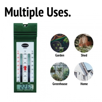 Quick Set Max Min Thermometer, Celcius and Fahrenheit